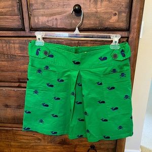 Whale and cross bones skirt
